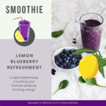 Lemon Blueberry Refreshment Smoothie